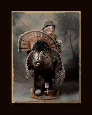 Turkey with hunter All Seasons Taxidermy large